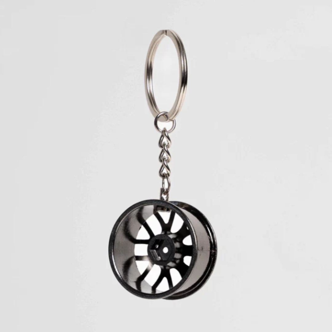 Racing Wheel Keychain