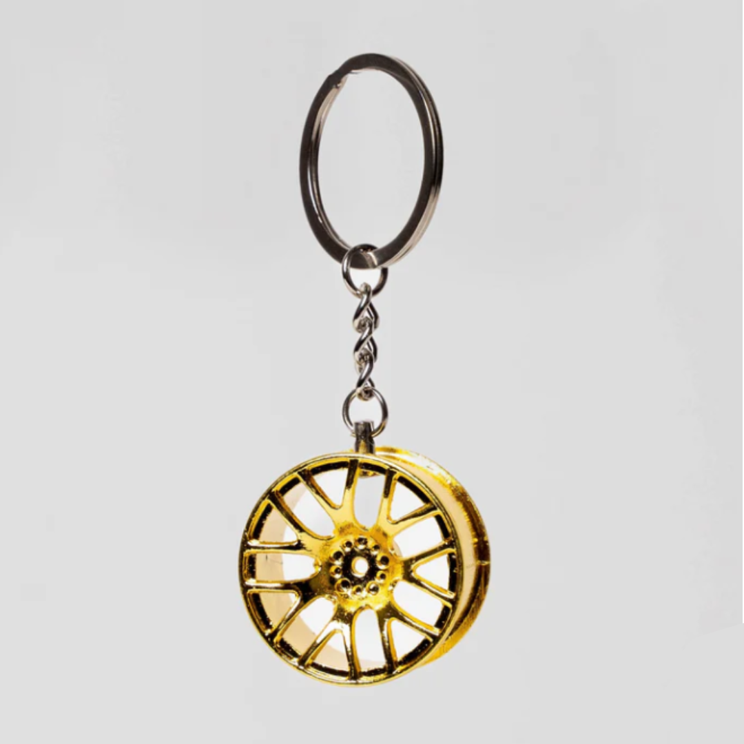 Racing Wheel Keychain