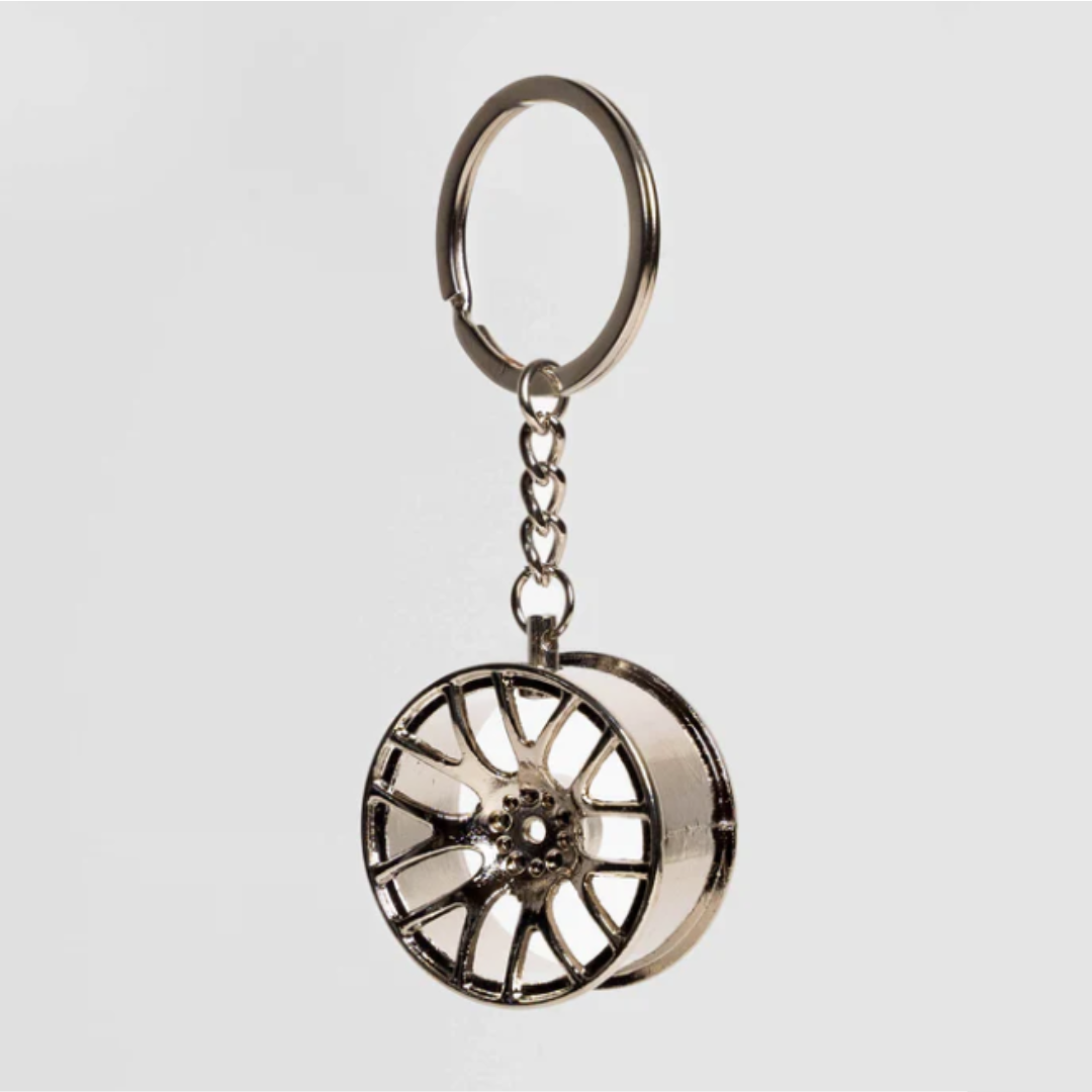Racing Wheel Keychain