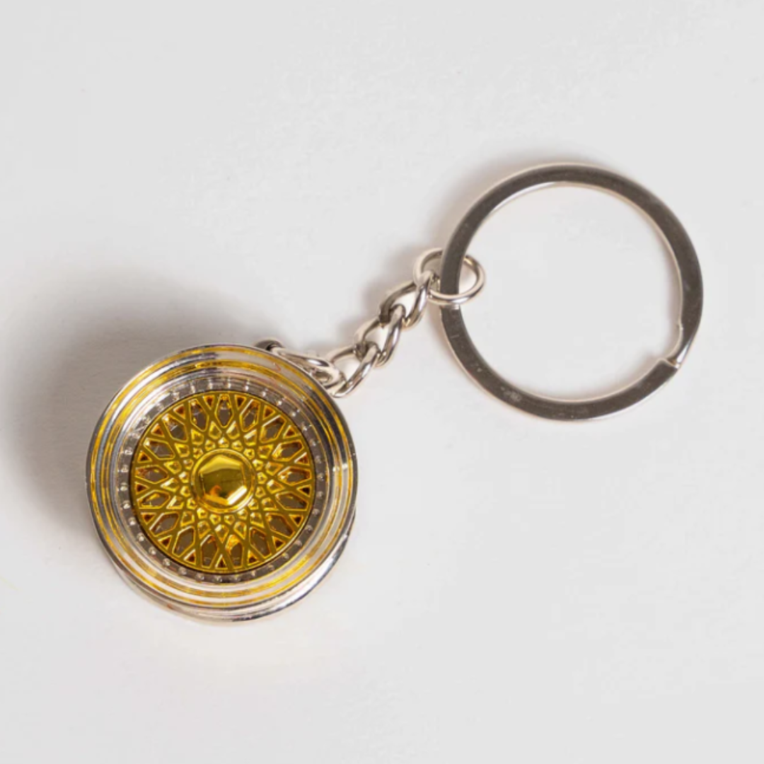 Gold Rim Keychain