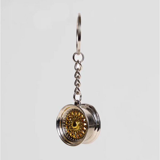 Gold Rim Keychain