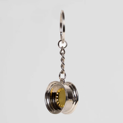 Gold Rim Keychain