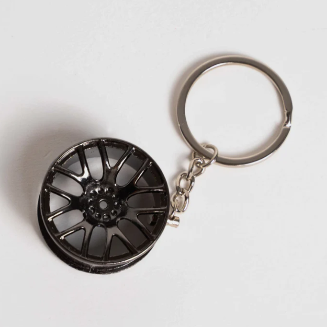 Racing Wheel Keychain