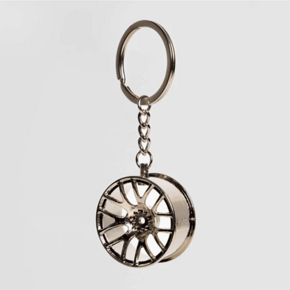 Racing Wheel Keychain